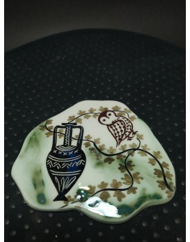 Ceramic coaster, ancient Greek design No 11