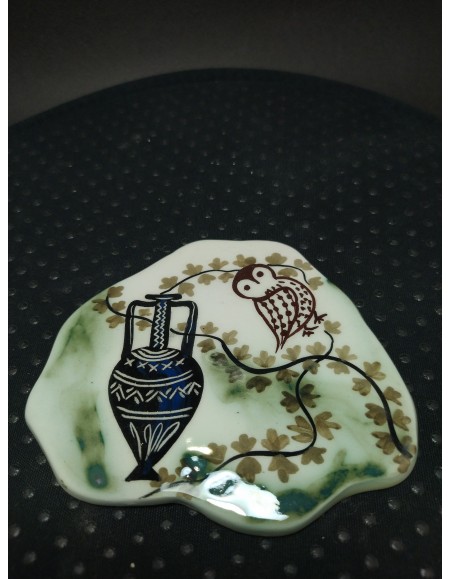 Ceramic coaster, ancient Greek design No 11