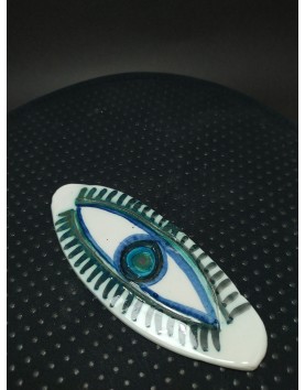 Ceramic handmade Evil Eye
