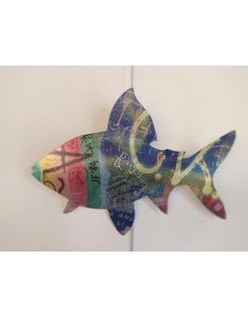 Τροπικό ψάρι, ψηφιακά εκτυπωμένο σε αλουμίνιο Νο 05 