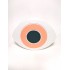 Free standing decorative eye,made of cement ,color rouge